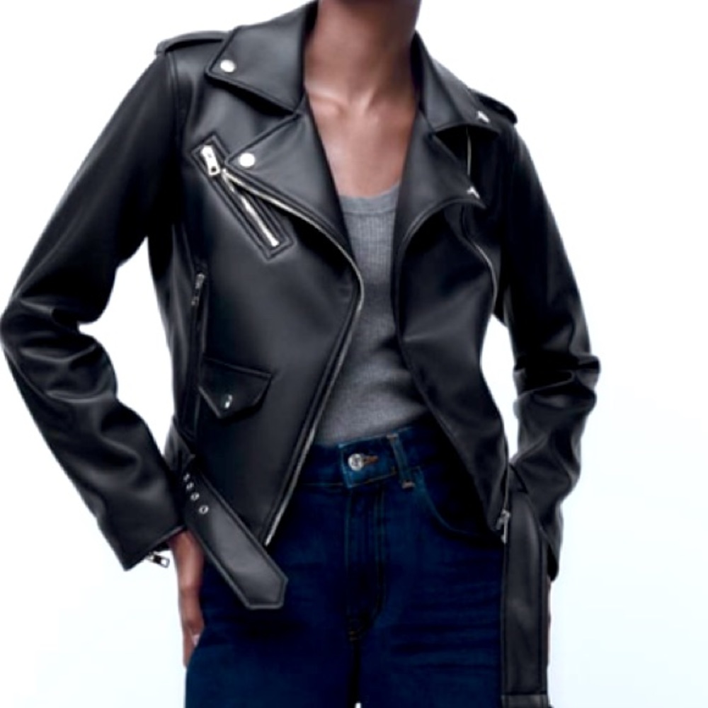 Zara Faux Leather Jacket